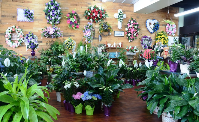 Flowers by Shirley flower shop showroom